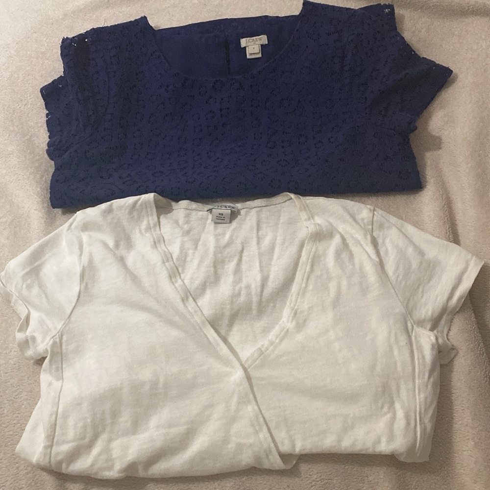 J. Crew Classic White Top